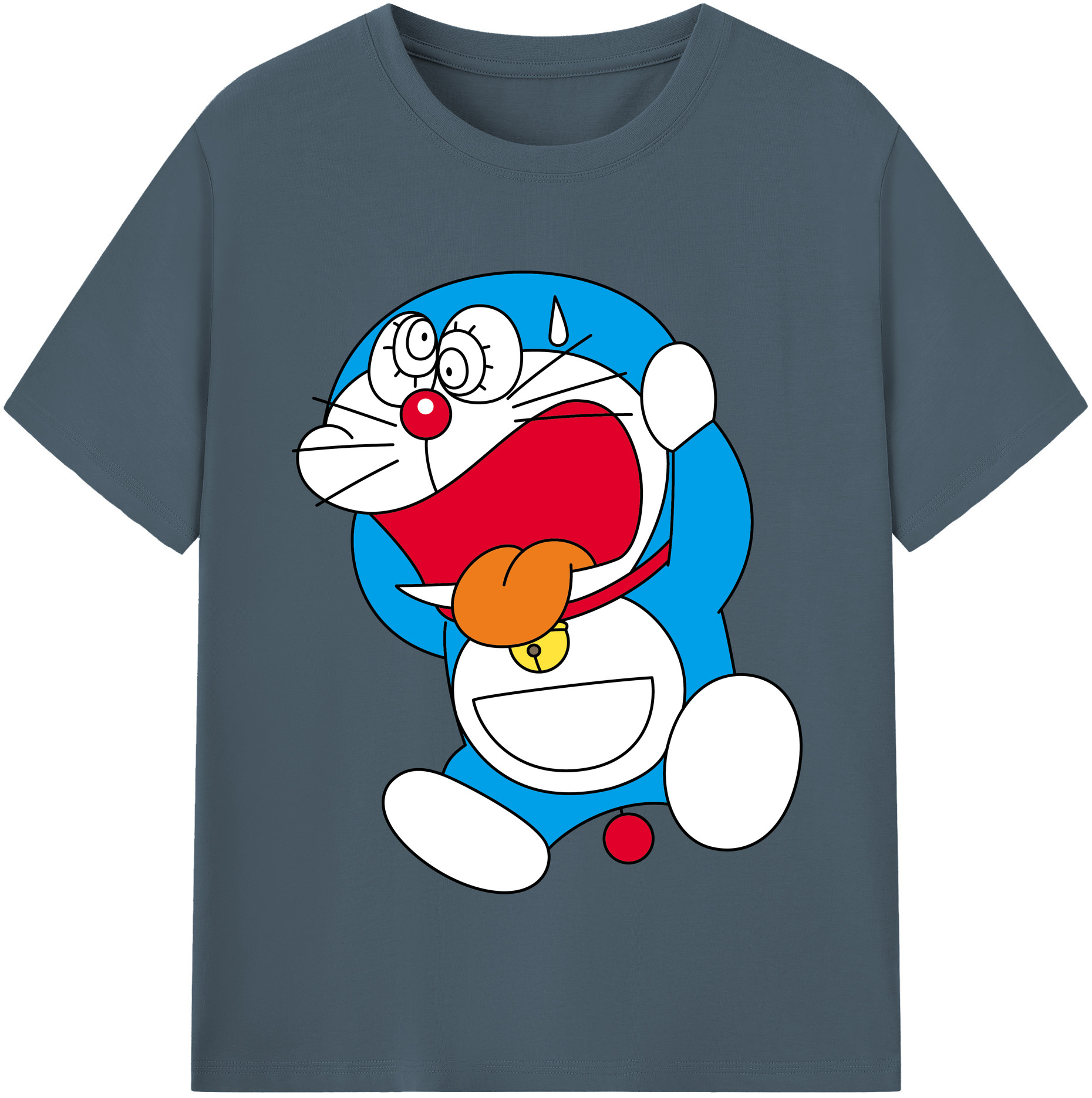 （画像用） ドラえもん Doraemon 綿100％半袖Tシャツ（フロントプリント）